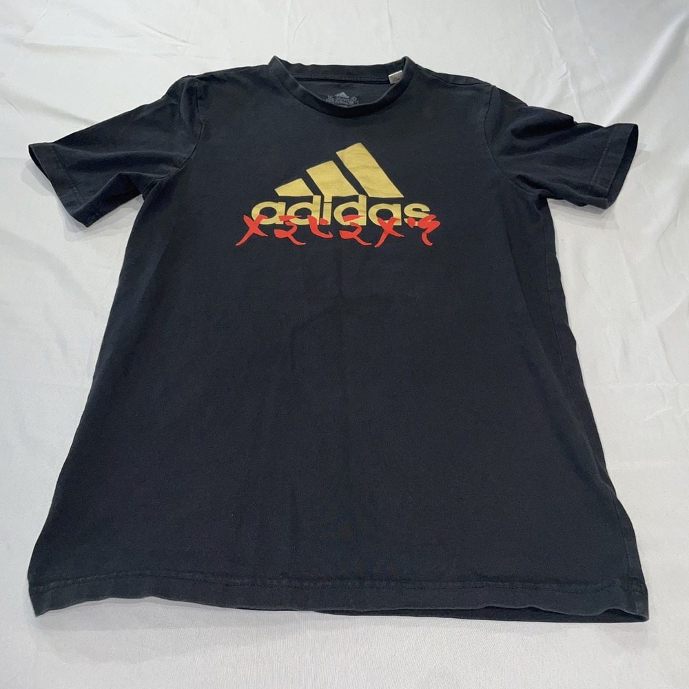Adidas x LEGO Ninjago T-Shirt Boys XL‎ 15-16Y Black Gold Graphic Tee 6